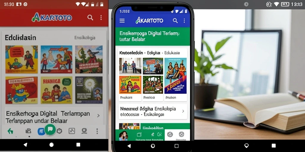 Tampilan antarmuka AKARTOTO yang menarik dan informatif.