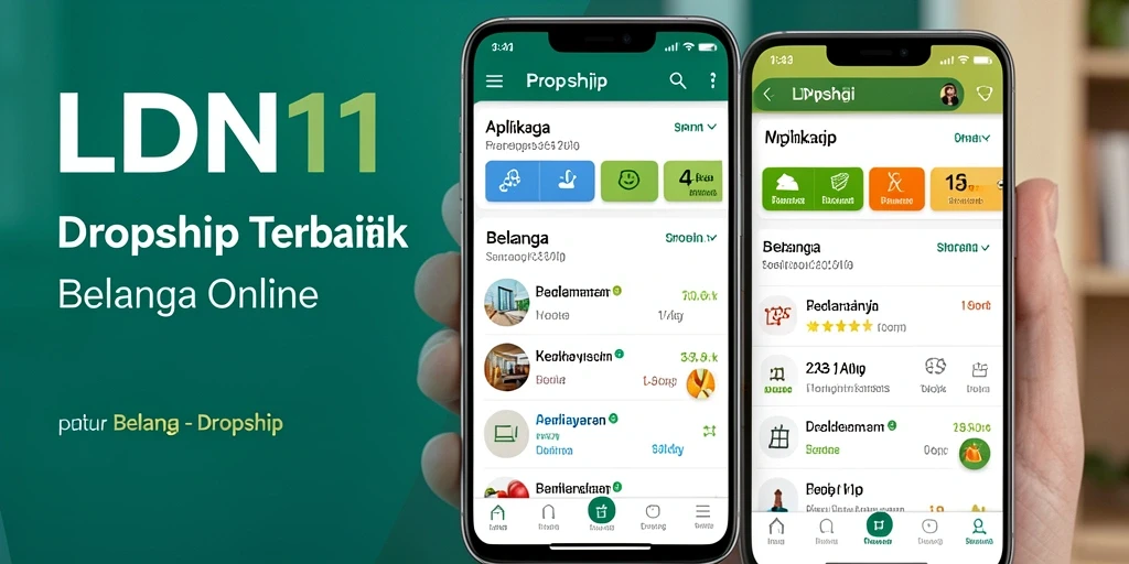Tampilan antarmuka LDN11 yang intuitif dan fungsional untuk dropship.