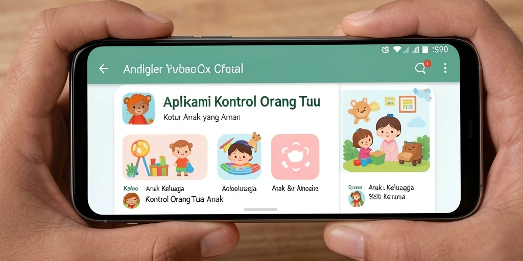 Tampilan antarmuka S80 yang ramah pengguna untuk kontrol orang tua.