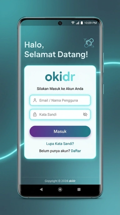 Panduan Masuk Akun Okidr Untuk Pengguna Android